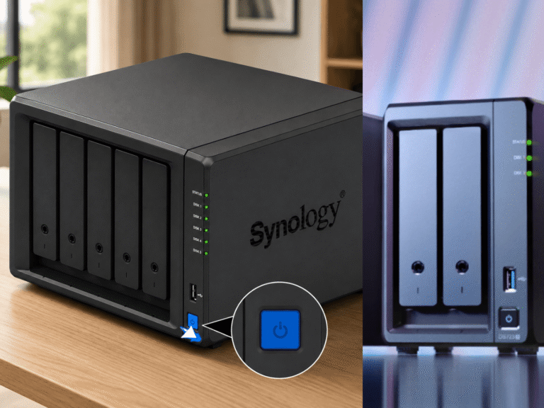 synology nas herunterfahren